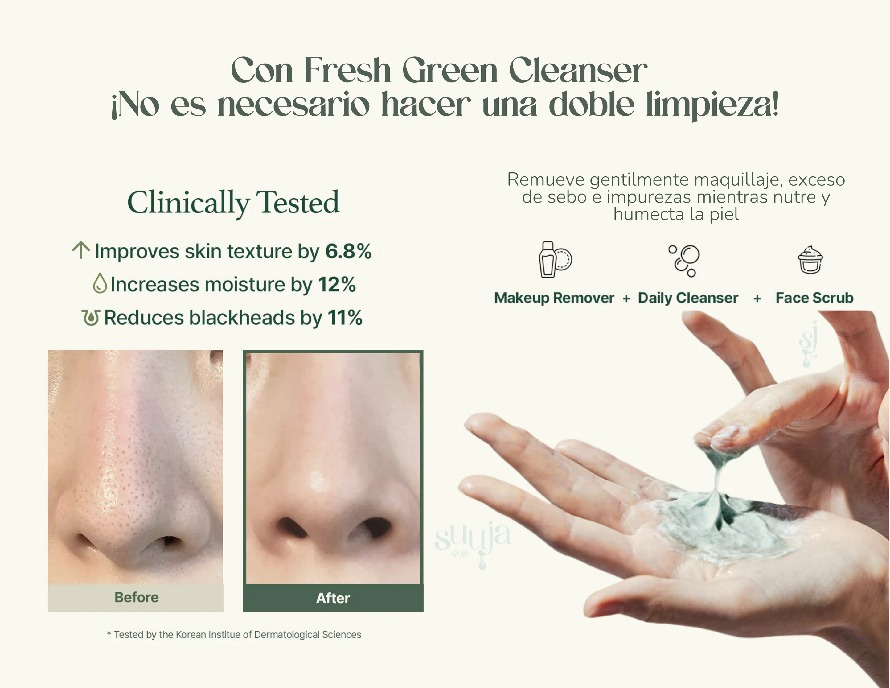 Fresh Green Rice Mochi Cleanser