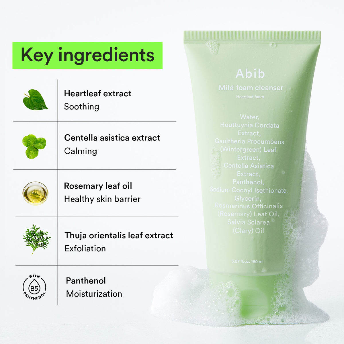 Mild Foam Heartleaf Cleanser