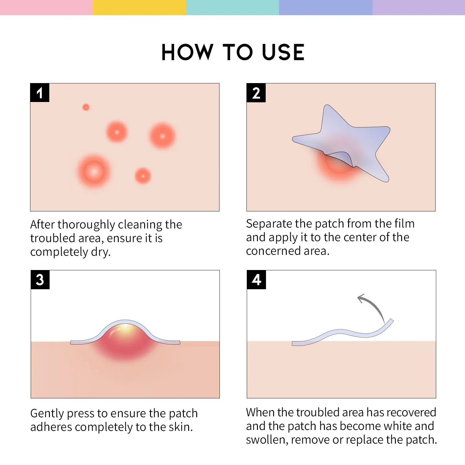 Hydrocolloid Blemish Care Star Spot Patch