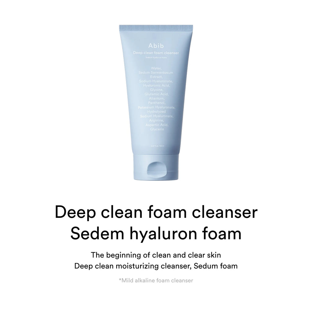 Deep Clean Foam Cleanser Sedum Hyaluron