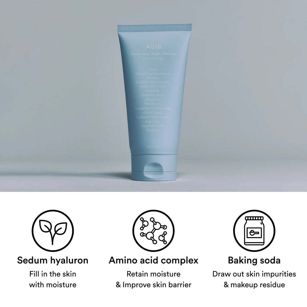 Deep Clean Foam Cleanser Sedum Hyaluron