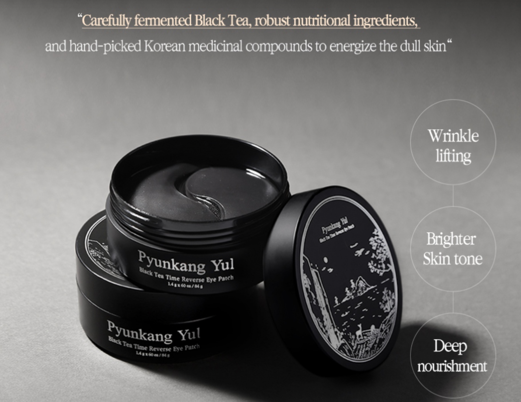 Black Tea Time Reverse Eye Patches