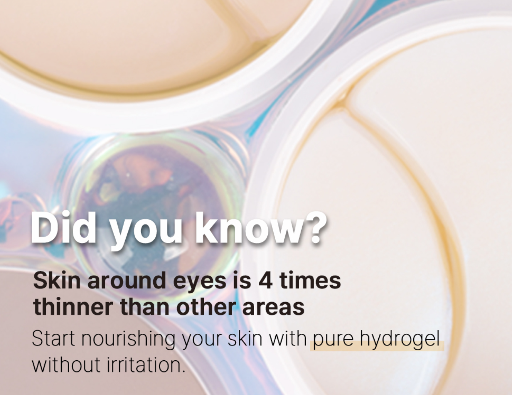 Instant Relief Eye Gel Patches with CAFFEINE