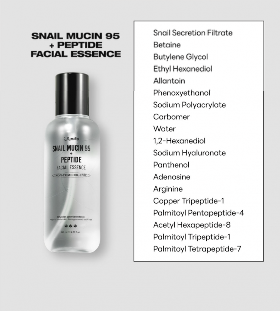Snail Mucin 95% + Peptide Facial Essence