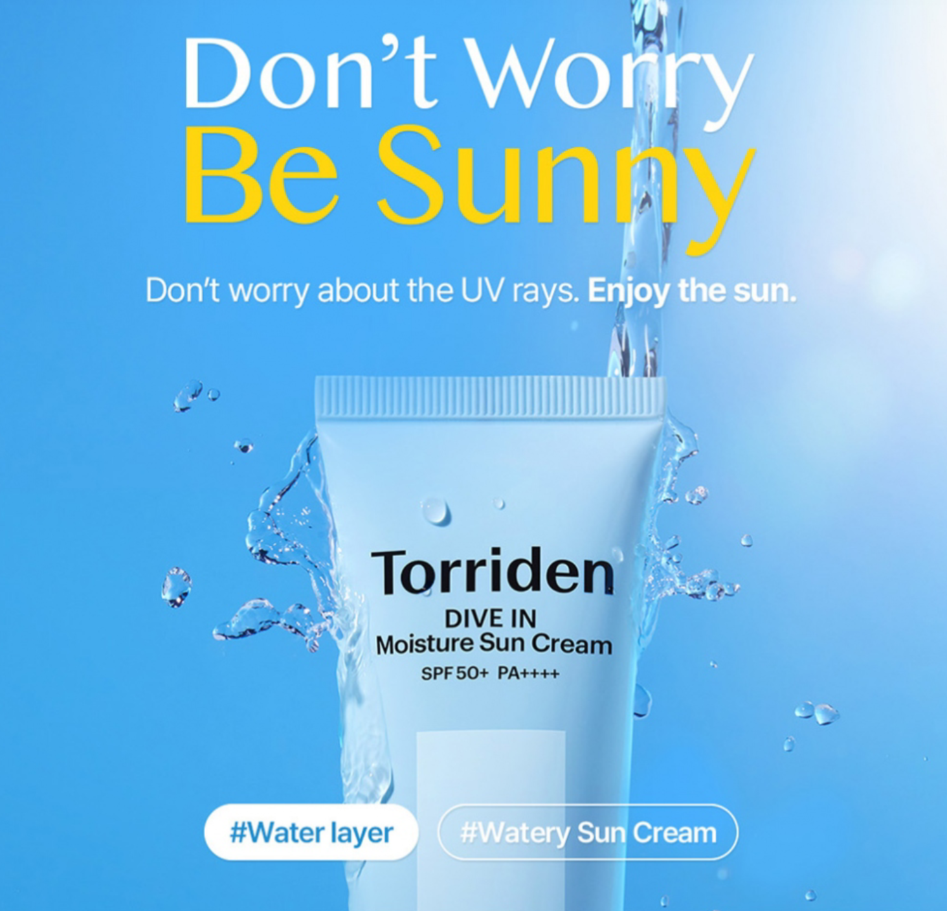 DIVE-IN Watery Moisture Sun Cream SPF50+ PA+++