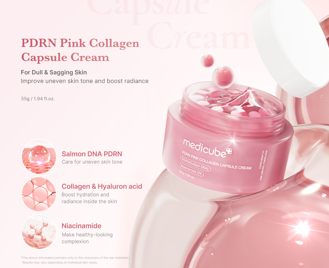 PDRN Pink Collagen Capsule Cream