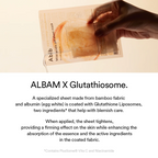Mild Acidic pH Sheet Mask Glutathiosome Fit