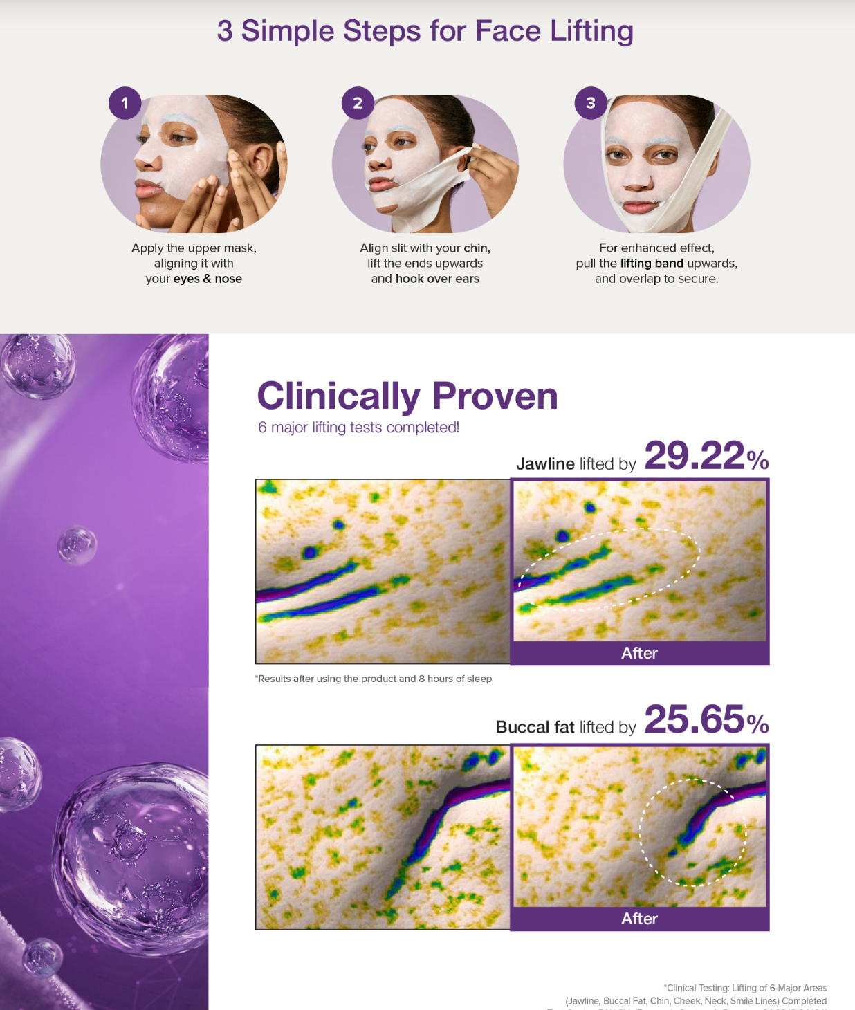 NAD+ BIO Lifting-sil Full Face Mask