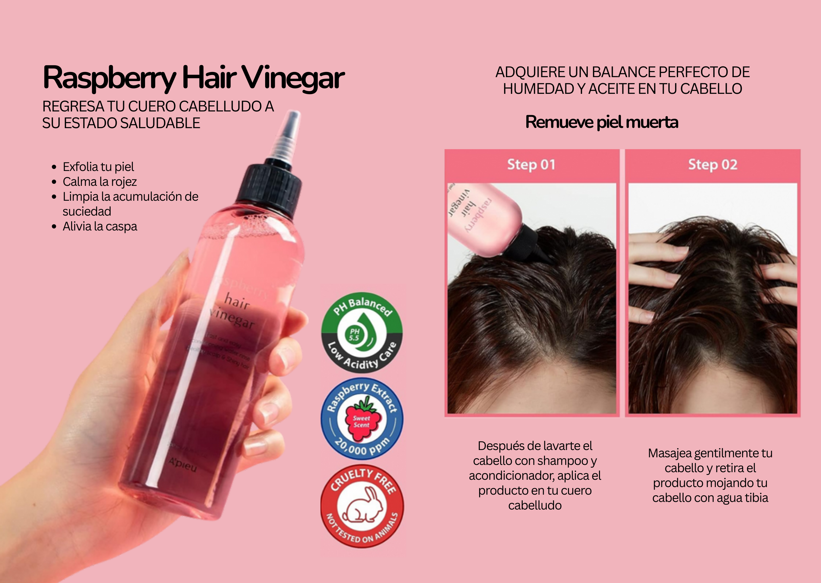 Raspberry Hair Vinegar