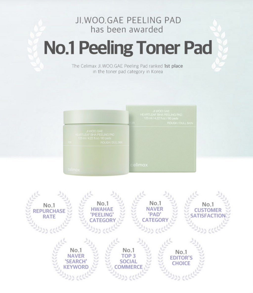 Ji Woo Gae Heartleaf BHA Peeling Pad