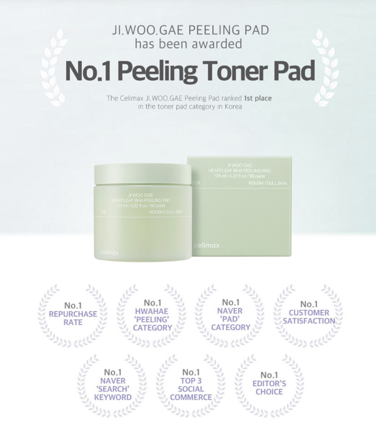 Ji Woo Gae Heartleaf BHA Peeling Pad