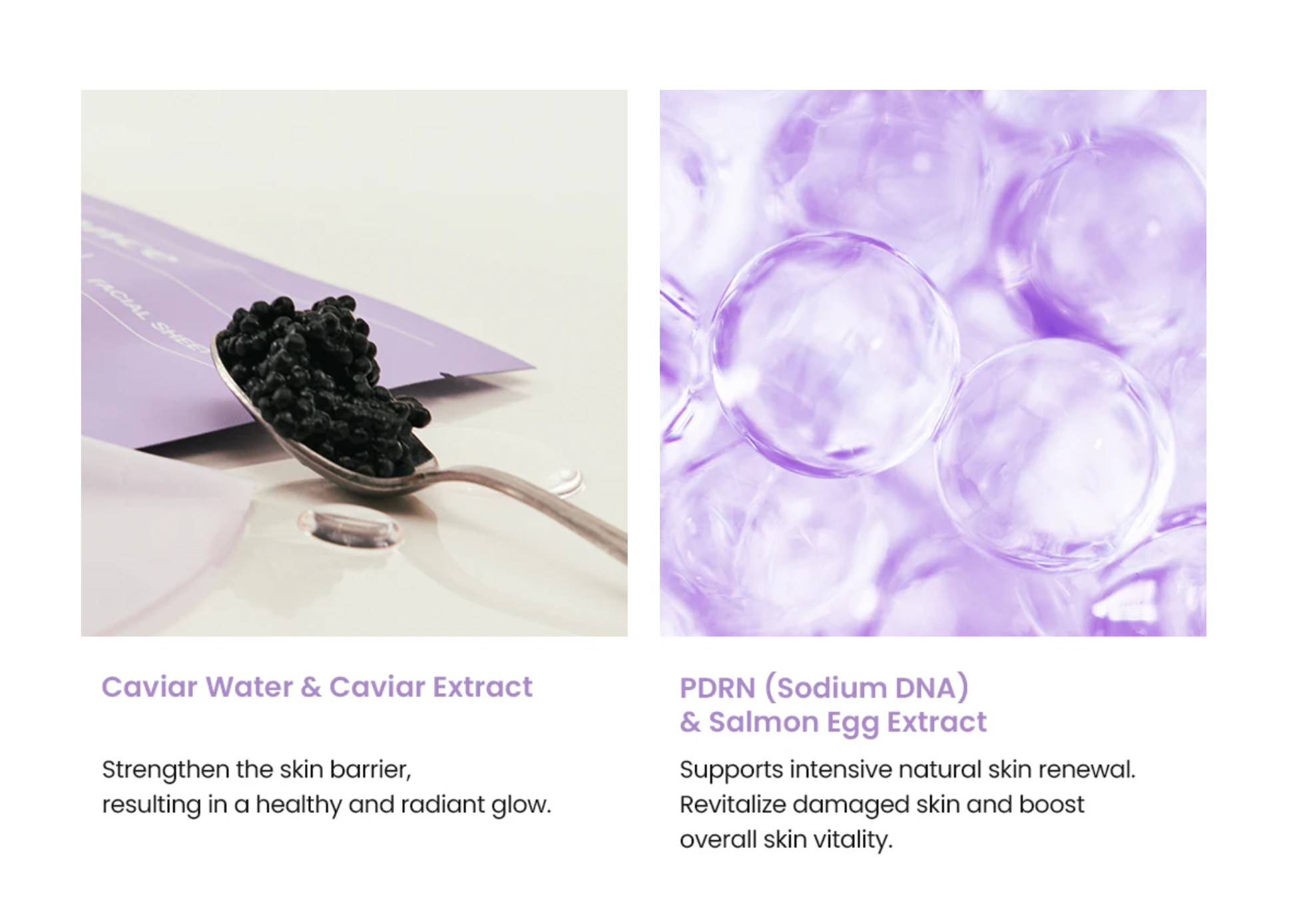 Rejuvenating Caviar PDRN Real Deep Mask