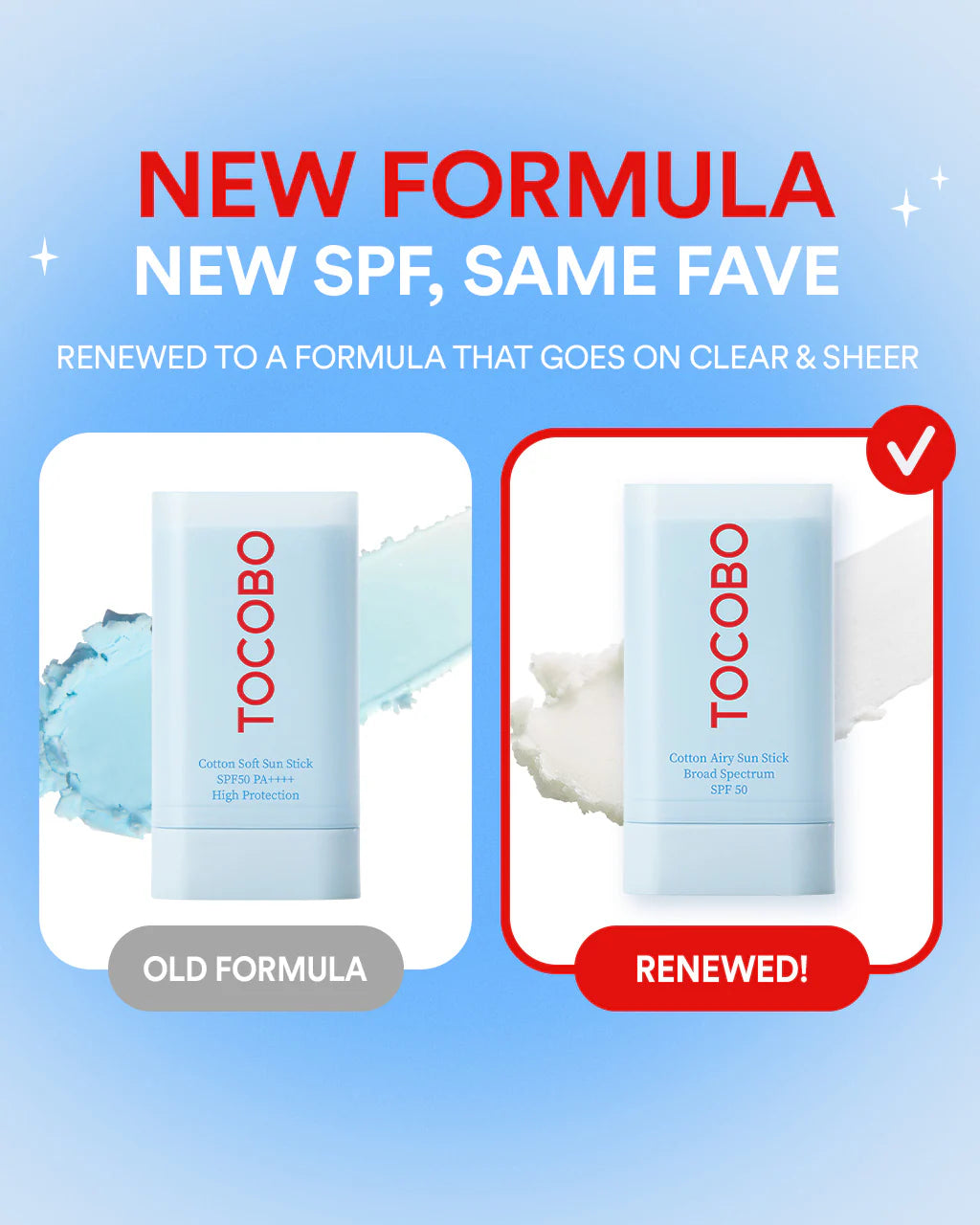 Cotton Airy Sun Stick SPF50 Sun screen