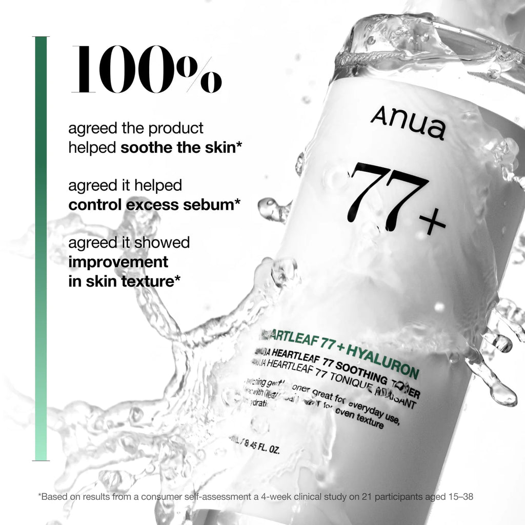 Heartleaf 77 + Hyaluron Soothing Toner