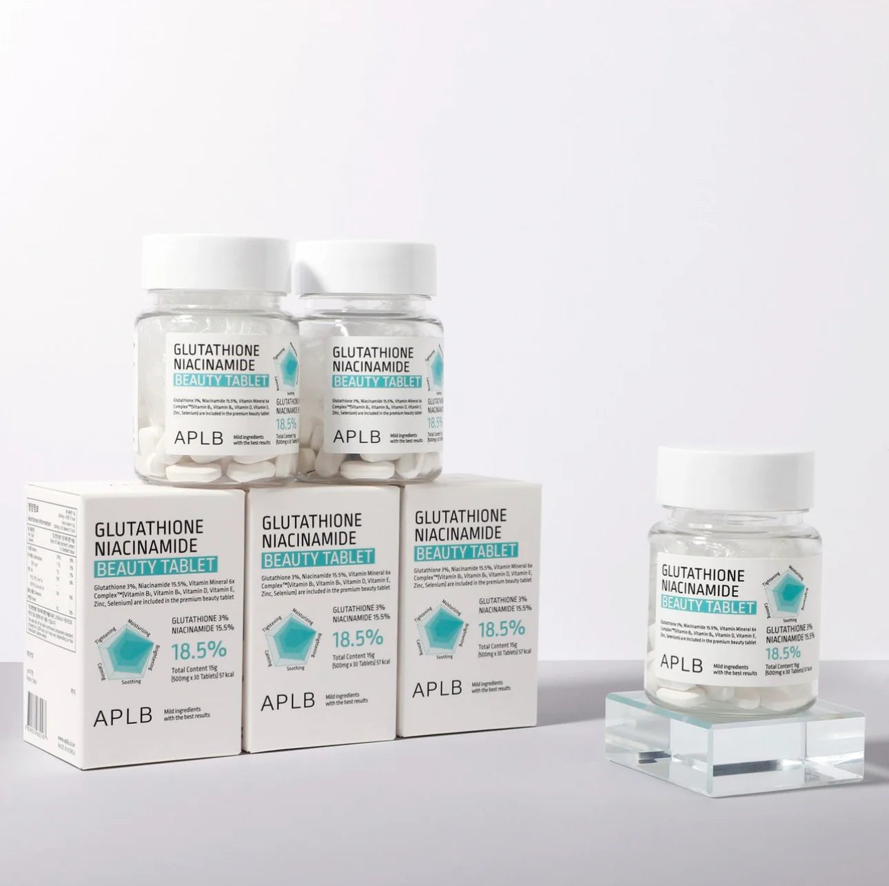 Glutathione Niacinamide Beauty Tablet (30 tabletas)