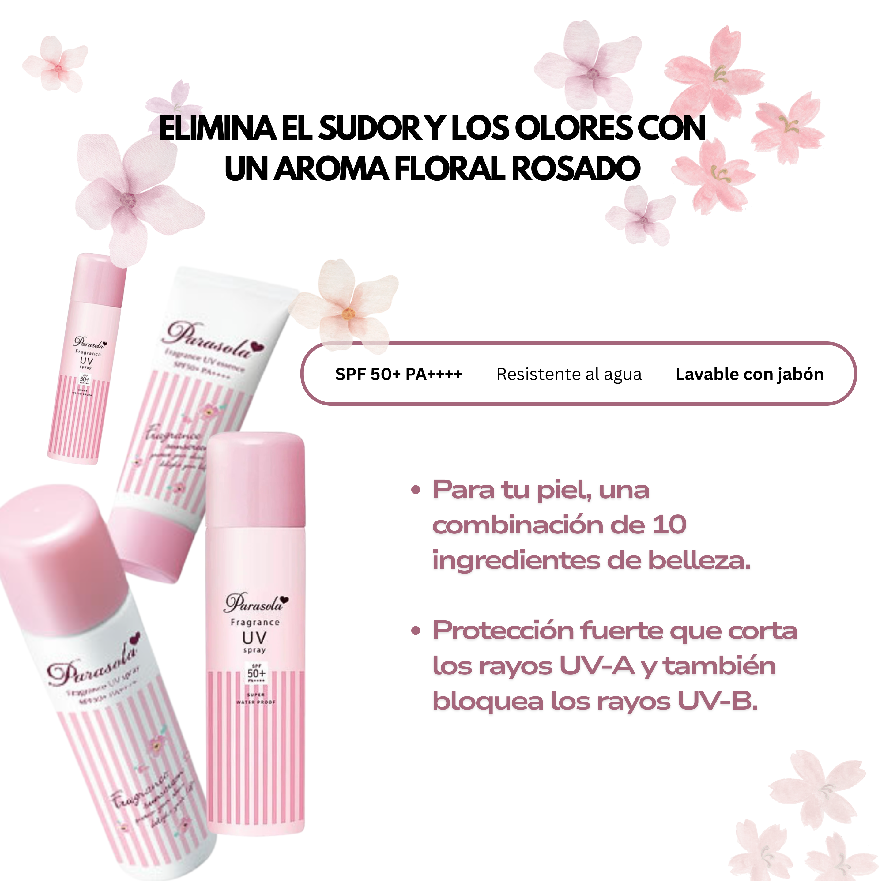 Parasola UV Spray SPF50+ PA++++